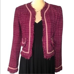 RAMPAGE BLAZER JACKET SIZE M WINE/PINK